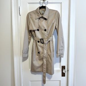 H&M Women’s Ruffle Classic Trench Coat